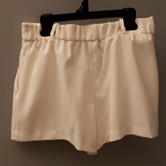 White Polyester Shorts - Picture 7 of 7